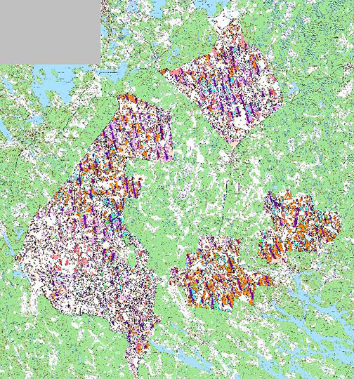 Тематическая лесная карта Карелии 1:25K %Forest map of Karelia
Тематическая лесная карта лесничества Республики Карелия. Масштаб 1:25,000.
Ключевые слова: Карелия