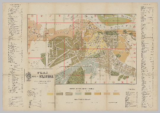 Польский план города Киева %Plan miasta Kijowa
Польский план города Киева. Литография С. Кульценко, Киев. 1900-е годы. 47 х 67 см. Plan miasta Kijowa. Kijów : nakładem Księgarni Leona Idzikowskiego
Ключевые слова: Киев