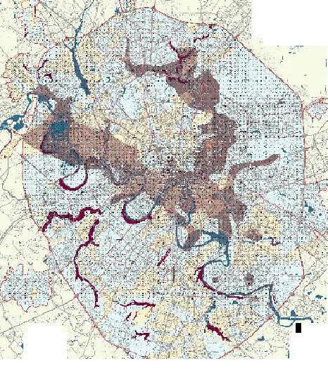 v.2 Опасные геологические зоны 1:25K%Dangerous geological zones v.2
Комитет по архитектуре и градостроительству города Москвы. Генеральный план города Москвы. Приложение к Закону города Москвы "О Генеральном плане города Москвы". Раздел "Зоны распространения опасных геологических процессов". Книга 2, карты 254-338. 1:25000. Это последняя версия данной карты - v.2.
Ключевые слова: Генплан 2025,геология