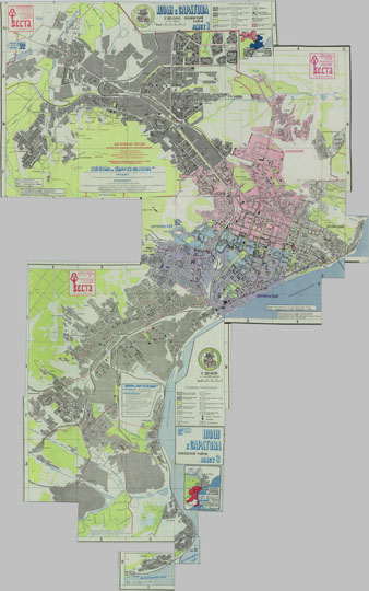 План города Саратова  1:20K% Plan of Saratov
План города Саратова. Сборная карта, составленная из  3 листов. Масштаб 1:20,000. План составлен по материалам ГУГК 1985 года - картам масштаба 1:10,000. Обновлен в 1992 году. Подготовлен к печати клубом ориентирования Ориент. 
Ключевые слова: Саратов
