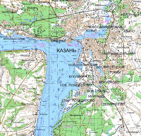 Казань и окрестности %Kazan and vicinity
Казань и окрестности. Карта Госгеоцентра. Масштаб 1:25,000
Ключевые слова: Казань,карты ГГЦ