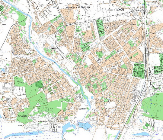 Серпухов и окрестности %Serpukhov and vicinity
Серпухов и окрестности. Карта Госгеоцентра. Масштаб 1:25,000
Ключевые слова: Серпухов,карты ГГЦ
