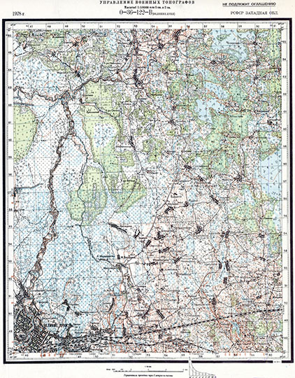 Карта РККА окрестностей Великие Луки 1:50К %RKKA map - Velikie Luki
Карта РККА окрестностей города Великие Луки. Лист О-36-122-В. Масштаб 1:50,000. 1928г.
Ключевые слова: Великие Луки,карты РККА