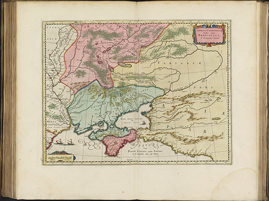 Херсонес и Таврида в Атласе Блеу %Tavrica Chersonesvs in Blaeu Atlas
Крым, Херсонес и Таврида в Атласе Блеу издания 1662-1665 годов. v11 - Asia. 54 х 35 см. Tavrica Chersonesvs. Atlas Maior Sive Cosmographia Blaviana, Qua Solvm, Salvm, Coelvm, Accvratissime Describvntvr. 
Ключевые слова: Крым,Европейская Россия,Украина,атлас Блеу,Азовское море