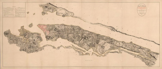 Карта Нью-Йорка и окрестностей % Map of New York and Environs
Карта Нью-Йорка и окрестностей. Масштаб 1:9,800. 123 х 305 см.Сборная карта, составленная из нескольких листов. Из кн.: B.F. Steven's Facsimile of the Unpublished British Head Quarters Coloured Manuscript map of New York &amp;amp;amp; Environs, 1782, Reproduced from the original drawing in the War Office, London. Issued only to subscribers at 4, Trafalgar Square, W.C., London. 1900. Malby and Sons. Engravers. 
Ключевые слова: Нью-Йорк,США