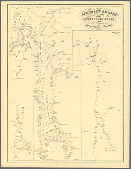 Карта Южного Сахалина %South Sakhalin
Карта Южного Сахалина. 67 х 49 см. 1840. Репринт 1930 года работ PHILIPP FRANZ VON SIEBOLDS в Японии в 1823-1830-х годах.   COMPLETE REPRINT OF THE FIRST EDITION IN MEMORIAM PHILIPP FRANZ VON SIEBOLDS FIRST WORK IN JAPAN 1823-1830 IN TWO TEXT AND TWO TABLE VOLUMES.  INTO A NEW ONE SUPPLEMENTARY AND INDEX VOLUME BY DR. F. M. TRAUTZ ISSUED BY THE JAPAN INSTITUTE BERLIN)
Ключевые слова: Сахалин