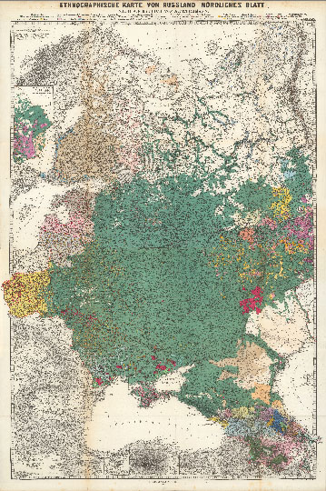 Этнографическая карта России %Ethnographische Karte von Russland
Этнографическая карта России. По А.Ф. Риттиху по А. Петерманну. Юстус Пертес, 1878. Геогр. Петермана. Митген. На врезке: Восточная часть России. 98 х 67 см. Масштаб 1:3,700,000. Ethnographische Karte von Russland. Nach A.F. Rittich von A. Petermann. Gotha : Justus Perthes 1878. Petermann's geogr.Mitthgen. Erganzungsheft No. 54. Tafel 1. Schnell pressendruck von C. Hellfarth. Gotha. (inset) Der Ostlichste Teil Russlands
Ключевые слова: Европейская Россия,этнография