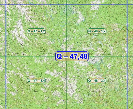 Квадрат Q-47,48 топографических карт 1:100K
Листы квадрата Q-47,48 советских топографических карт. Масштаб 1км в 1см - 1:100,000. Листы карт изданы, в основном, в 1980-1990-х годах.
Ключевые слова: топографические карты,подробные карты России