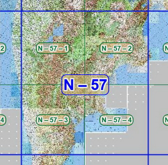 Квадрат N-57 топографических карт 1:100K
Листы квадрата N-57 советских топографических карт. Масштаб 1км в 1см - 1:100,000. Листы карт изданы, в основном, в 1980-1990-х годах.
Ключевые слова: Камчатка,Долина Гейзеров,топографические карты,подробные карты России