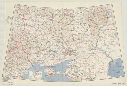 Юго-восток Европейской части 1:2M % Southwest Russia
Юго-восточная часть СССР. Масштаб 1:2,000,000. 63 x 95 см. Основа - советские карты издания с 1939-1943 годов. Southwest Russia, Special Strategic Map. Army Map Service U.S. Army, Вашингтон. Серия карт: A.M.S. 5207.
Ключевые слова: Краснодар,Европейская Россия,американские карты
