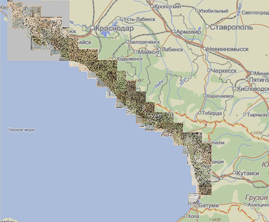 Черноморское побережье Кавказа - РККА 1:42К % East coast of the Blask sea
Черноморское побережье Кавказа на картах РККА.  Масштаб 1:42,000.  Издание Управления Военных Топографов РККА. Листы карты составлены по данным 1909-1910 годов и обновлены по рекогносцировке 1931 года
Ключевые слова: Анапа,Геленджик,Новороссийск,Туапсе,Сочи,Сухуми,Гагра,Кавказ,карты РККА,Чёрное море