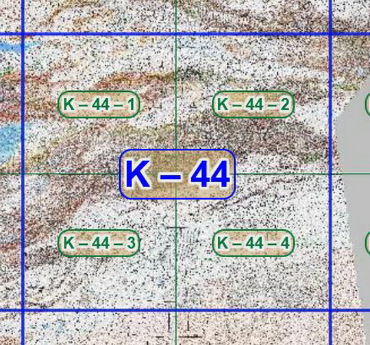 Квадрат K-44 топографических карт 1:100K
Листы квадрата K-44 советских топографических карт. Масштаб 1км в 1см - 1:100,000. Листы карт изданы, в основном, в 1980-1990-х годах.
Ключевые слова: топографические карты,подробные карты России