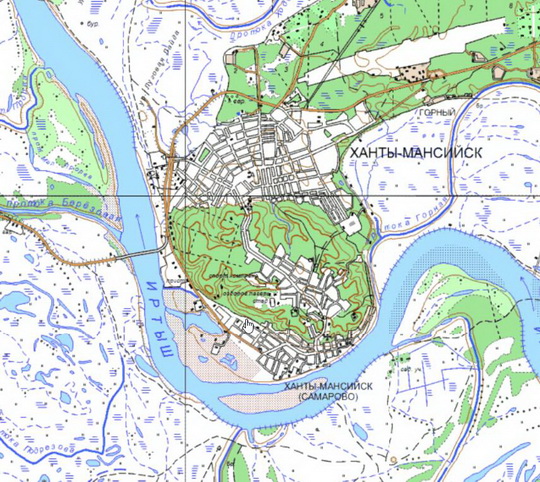 Ханты-Мансийск и окрестности %Khanty-Mansiysk and vicinity
Ханты-Мансийск и окрестности. Карта Госгеоцентра. Масштаб 1:25,000
Ключевые слова: Ханты-Мансийск,карты ГГЦ