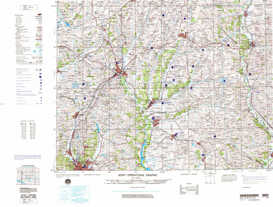 Американская карта окрестностей Белгорода%American map of Belgorod region
Американская карта окрестностей Белгорода. Series 1501 Air Sheet NM 37-4, Edition 2. Joint Operations Graphic. 1:250,000, Belgorod, U.S.S.R. [Not for navigational use]. U.S. National Imagery and Mapping Agency. Prepared and published by the Defense Mapping Agency Topographic Center, Washington, D.C. Compiled in January 1978.
Ключевые слова: Белгород,американские карты