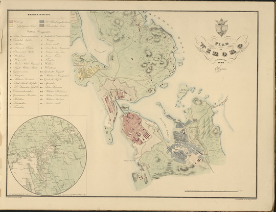 План Выборга % Plan of Vyborg
План Выборга, 1839г. Plan af Wiborg utgifven 1839 af H. Gylden. Stentryck af F. Tengstrom.
Ключевые слова: Выборг