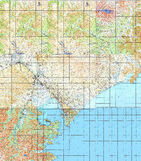 Петропавловск-Камчатский и окрестности 1:100K % Map of Petropavlovsk and vicinity
Карта окрестностей Петропавловск-Камчатского. Издание 1986 года. Масштаб 1:100,000.
Ключевые слова: Петропавловск-Камчатский,Камчатка,топографические карты