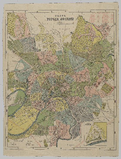План города Москвы 1:25К %Plan of Moscow
План города Москвы. Литография С.М.Мухарского. Из кн.: Путеводитель по Москве с её древними, современными достопримечательностями и окрестностями. Масштаб 300 сажен в дюйме. 55x43 см, по листу 60x45 см. Издание 1910-1915 годов.
