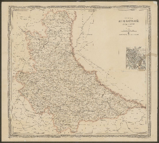 Карта Киевской губернии 1:630К %Map of Kiev Gubernia
Карта Киевской губернии. Масштаб - 15 верст в дюйме. Издание Картографического Заведения А. Ильина. Около 1914 г.
Ключевые слова: Киев,издательство Ильина