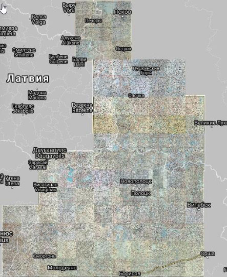 Карта РККА - север Белоруссии 1:84К % RKKA map of Belorussia north
Карта РККА - северная часть Белоруссии. Масштаб 1:84,000. Сборная карта, склеенная из листов карт издания Военно-Топографического Управления Красной Армии, изданных в 1918-1930х годах. 
Ключевые слова: Белоруссия,карты РККА