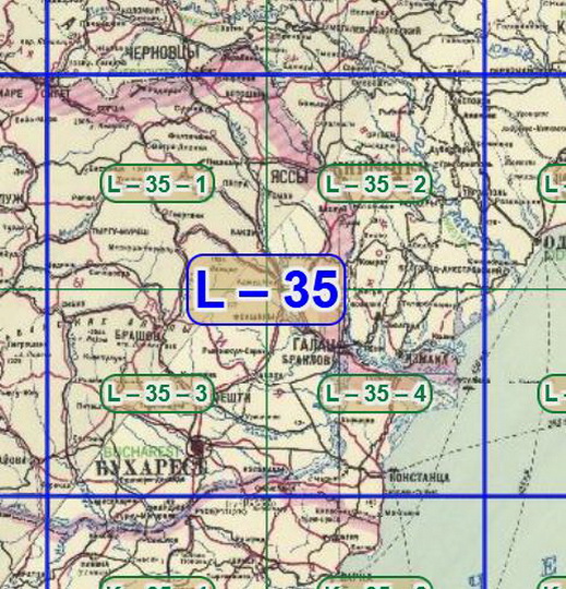 Лист L-35 карты РККА 1:200К %L-35 RKKA map
Лист L-35 карты РККА. В сборке использованы склеенные листы карт РККА издания 1936-1940 годов масштабом 1:200,000.
Ключевые слова: карты РККА,Кишинев