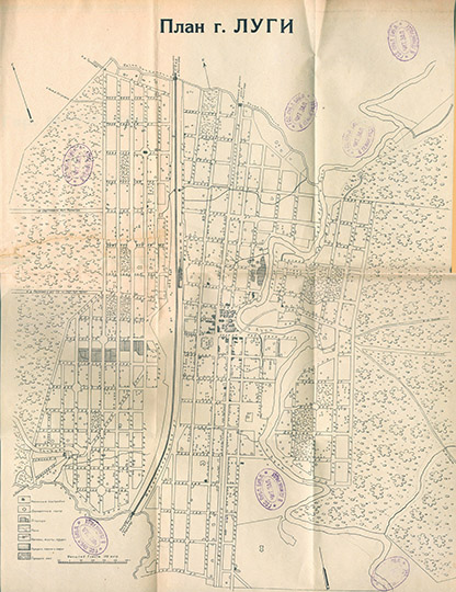 План города Луги 1:10К %Plan of Luga
План города Луги. Масштаб - 100 м в 1 см. Из кн.: Весь Ленинград и Ленинградская область : адресная и справочная книга на 1928 год.
Ключевые слова: Луга