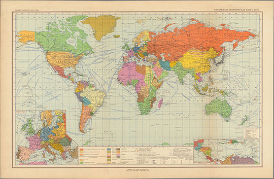 Политическая карта мира % Administrave map of the World
Современная политическая карта мира. 1937г. Большой Советский Атлас Мира. Москва, 1937
Ключевые слова: карты мира,атлас 1939 БСАМ,атласы