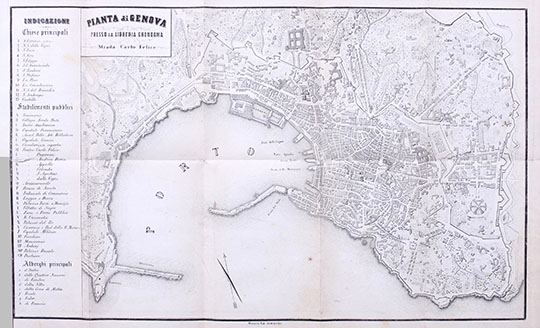 План Генуи %Pianta di Genova
План Генуи. 1860-е годы. Pianta di Genova. Pressa la Liberia Grondona.
Ключевые слова: Генуя