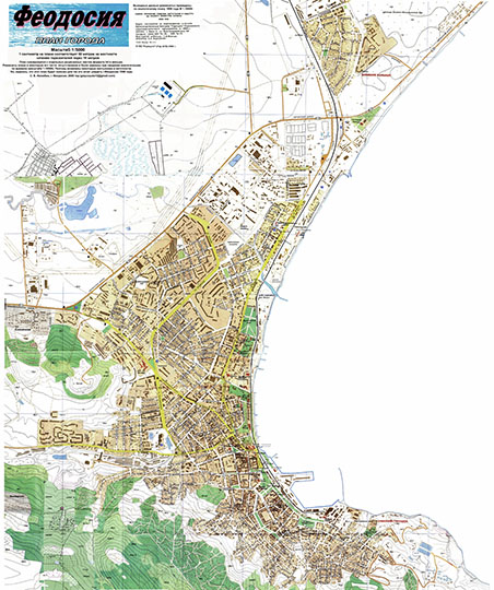План города Феодосия 1:5000 % Plan of Feodosia
План города Феодосия. 1998г. Масштаб 1:5000.
Ключевые слова: Крым,Феодосия