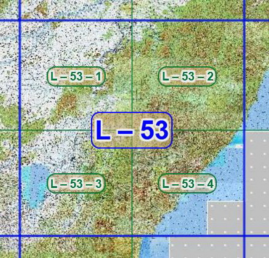Квадрат L-53 топографических карт 1:100K
Листы квадрата L-53 советских топографических карт. Масштаб 1км в 1см - 1:100,000. Листы карт изданы, в основном, в 1980-1990-х годах.
Ключевые слова: топографические карты,подробные карты России