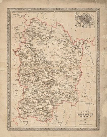 Карта Рязанской губернии 1:630К %Map of Ryazan gubernia
Карта Рязанской губернии. Масштаб 1:630,000 - 15 верст в дюйме. Издание Картографического Заведения А. Ильина. 1910-е годы.
Ключевые слова: Рязань,издательство Ильина