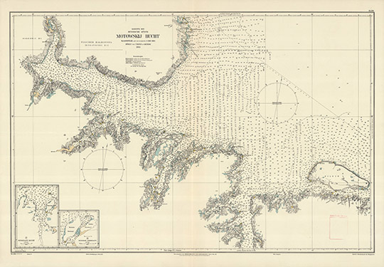 Карта Мотовского залива 1:100К %Motovsky Bay
Немецкая карта Мотовского залива. Масштаб 1:100,000. Издание 1944 года. Barents See.Russische Kuste. Motowskij Bucht. 1944.
Ключевые слова: Мурманск,немецкие карты