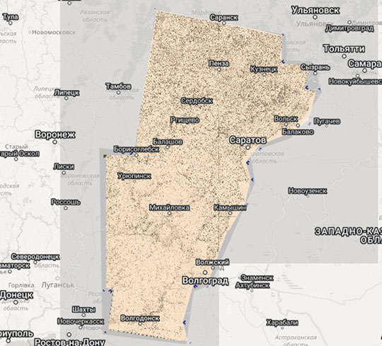 Пенза, Саратов, Царицын на карте Шуберта  1:126K% Schubert map of Penza, Saratov<Tsaritsin gubernia
Карта Шуберта Пензенской, Саратовской и Царицынской губерний. Масштаб - 3 версты в дюйме. Сборная карта, склеенная из листов карт Военно-Топографического Депо издания 1870 - 1919 годов. 
Ключевые слова: Пенза,Саратов,Царицын,Волгоград,карты Шуберта