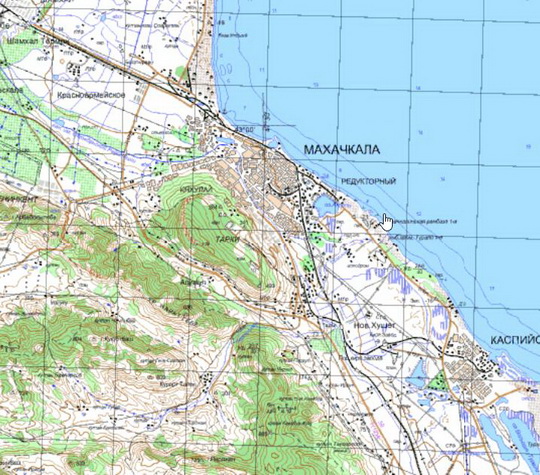 Махачкала и окрестности %Mahachkala and vicinity
Махачкала и окрестности. Карта Госгеоцентра. Масштаб 1:25,000
Ключевые слова: Махачкала,карты ГГЦ