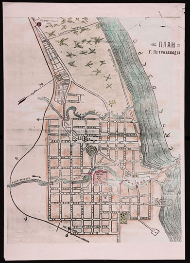План города Петрозаводска % Plan of Perozavodsk
План города Петрозаводска. Издание 1923 года.
Ключевые слова: Петрозаводск