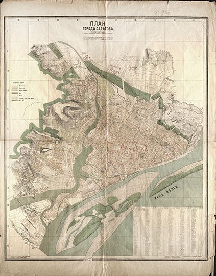 План города Саратова 1:15К %Plan of Saratov
План города Саратова. Масштаб 1:15,000. Издание Саратовской Городской Комиссии Ликбеза. Составлен Инвентаризационно-Техническим Бюро при при УКХ по материалам Съемок Саратовского Горкомунотдела ... с исправлениями на 1 мая 1932 года.
Ключевые слова: Саратов