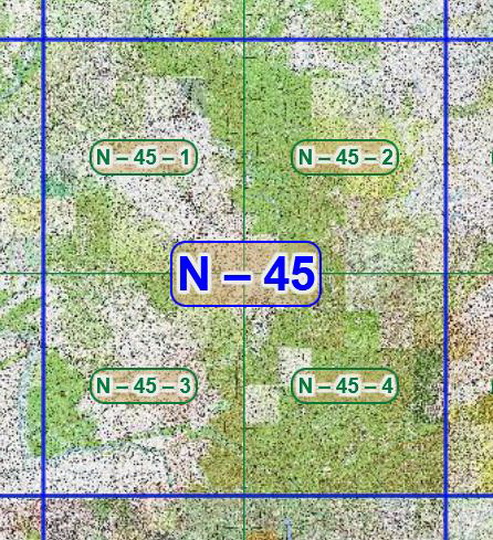 Квадрат N-45 топографических карт 1:100K
Листы квадрата N-45 советских топографических карт. Масштаб 1км в 1см - 1:100,000. Листы карт изданы, в основном, в 1980-1990-х годах.
Ключевые слова: топографические карты,подробные карты России
