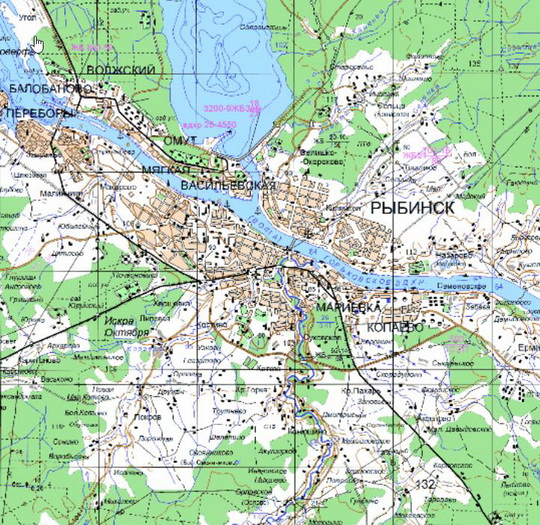 Рыбинск и окрестности %Rybinsk and vicinity
Рыбинск и окрестности. Карта Госгеоцентра. Масштаб 1:25,000
Ключевые слова: Рыбинск,карты ГГЦ