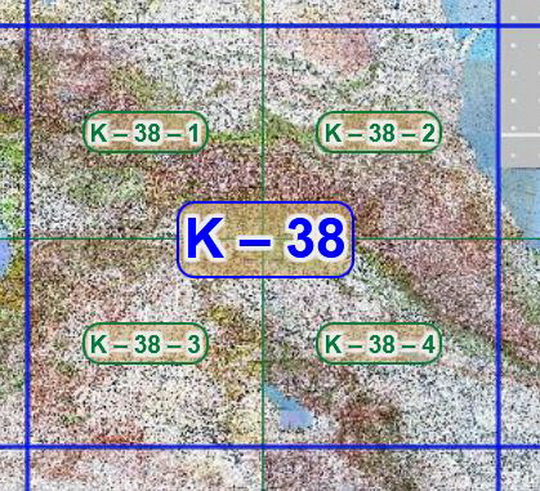 Квадрат K-38 топографических карт 1:100K
Листы квадрата K-38 советских топографических карт. Масштаб 1км в 1см - 1:100,000. Листы карт изданы, в основном, в 1980-1990-х годах.
Ключевые слова: топографические карты,подробные карты России