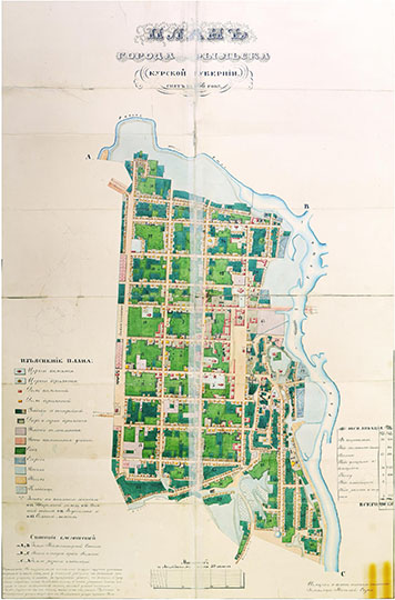План города Рыльска Курской Губернии  1:4K% Plan of Rylsk
План города Рыльска Курской Губернии. Снят в 1866 году. Масштаб - в английском дюйме 50 сажен.
Ключевые слова: Рыльск