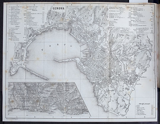 План города Генуи %Plan of Genova
План города Генуи. Издание конца 1860-х годов
Ключевые слова: Генуя