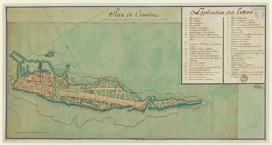 Французский план Кронштадта % Plan de Cronstat
Французский план Кронштадта. 48.5 x 87.5 см. 1782г.  Plan de Cronstat
Ключевые слова: Кронштадт,французские карты