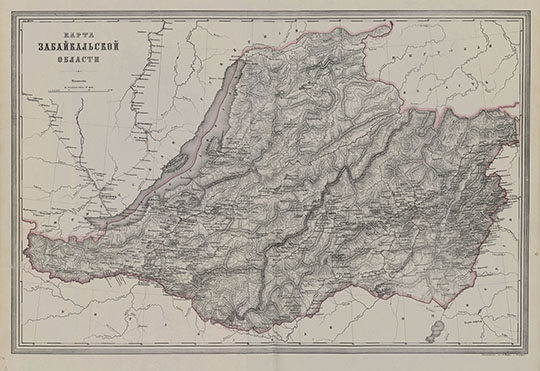 Забайкальская область в Атласе Ильина  1:2.1M% Zabaykalskaya Oblast by Ilyin
Карта Забайкальской области. Масштаб 1:2,100,000. В кн.:  Подробный атлас Российской империи с планами главных городов. Издание картографического заведения А. Ильина. СПб, 1871, 6 с., 70 л. карт.
Ключевые слова: Чита,атласы,издательство Ильина,атлас 1871