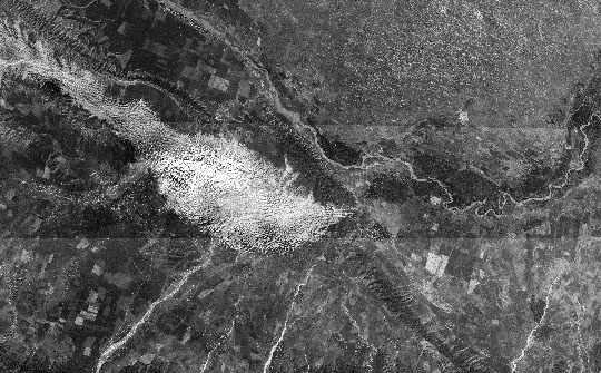 Грозный и окрестности со спутника 10.10.65 %Satellite image of Grozny
Грозный и окрестности со спутника. Снимок сделан 10 октября 1965 года
Ключевые слова: Грозный,американские карты,города СССР со спутников