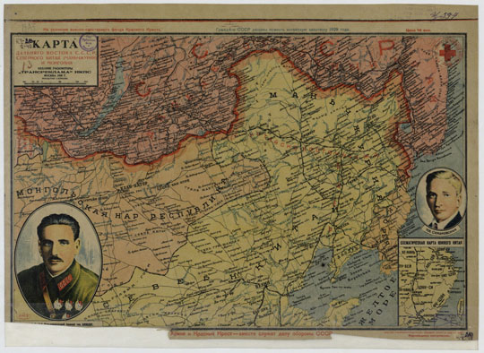 Карта Дальнего Востока  1:6M% Map of Far East
Карта Дальняго Востока С.С.С.Р., Северного Китая (Маньчжурии) и Монголии. - Москва: Издание Госконторы "Трансреклама" НКПС (Краснодар: Типо-литография "Севкавполиграфтреста") : 1930. - 39х53 см, 1 карта. Цветная. Масштаб 1:6,000,000.
Ключевые слова: Чита,Хабаровск,Владивосток,Комсомольск-на-Амуре,Биробиджан,Благовещенск,Дальний Восток,Азиатская Россия,КВЖД