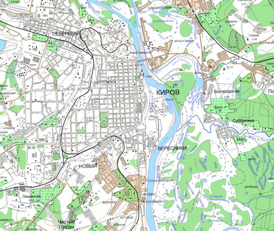 Киров и окрестности %Kirov and vicinity
Киров и окрестности. Карта Госгеоцентра. Масштаб 1:25,000
Ключевые слова: Киров,карты ГГЦ