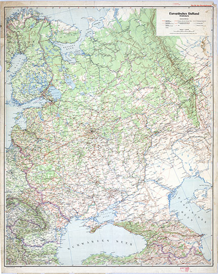 Карта дорог Европейской России 1:2.5M %Europaeisches Russland Strassenkarte
Карта дорог Европейской России. Масштаб 1:2.5M. Europaeisches Russland Strassenkarte 1.10.1941
Ключевые слова: Европейская Россия,СССР,немецкие карты