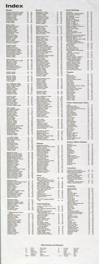 Легенда плана центра Киева издания ЦРУ
Легенда плана центра Киева издания ЦРУ - код карты 151978
