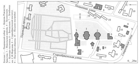 Ансамбль Рогожской старообрядческой общины. Генплан
