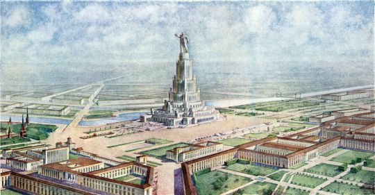 Дворец Советов - архитектурный центр Москвы
