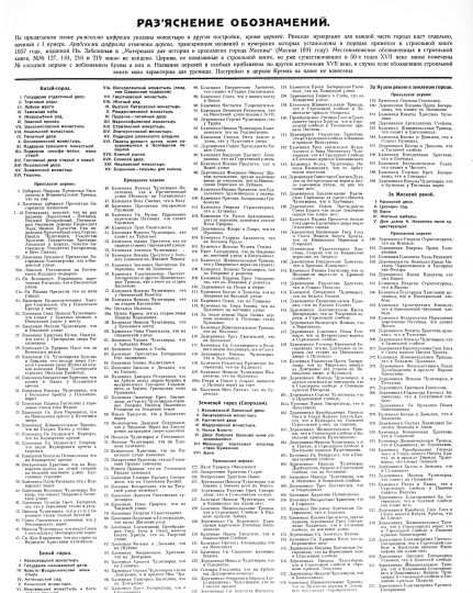 Легенда Плана Москвы 17 века А. Чаянова
